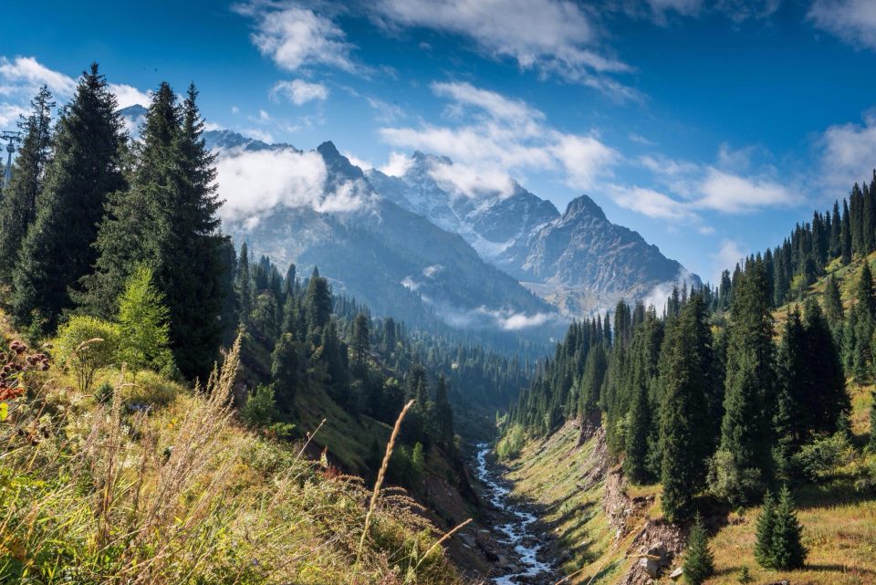 Zailiysky Alatau Mountain Range