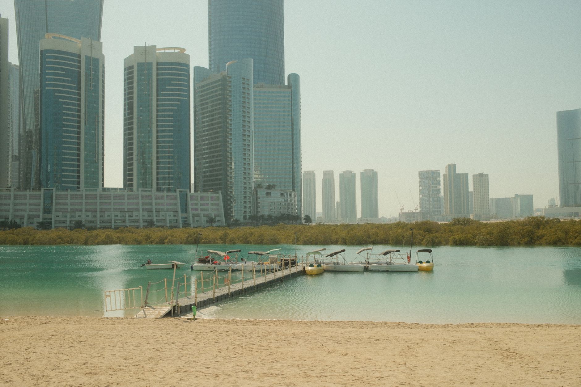 Soul Beach public area on Saadiyat Island