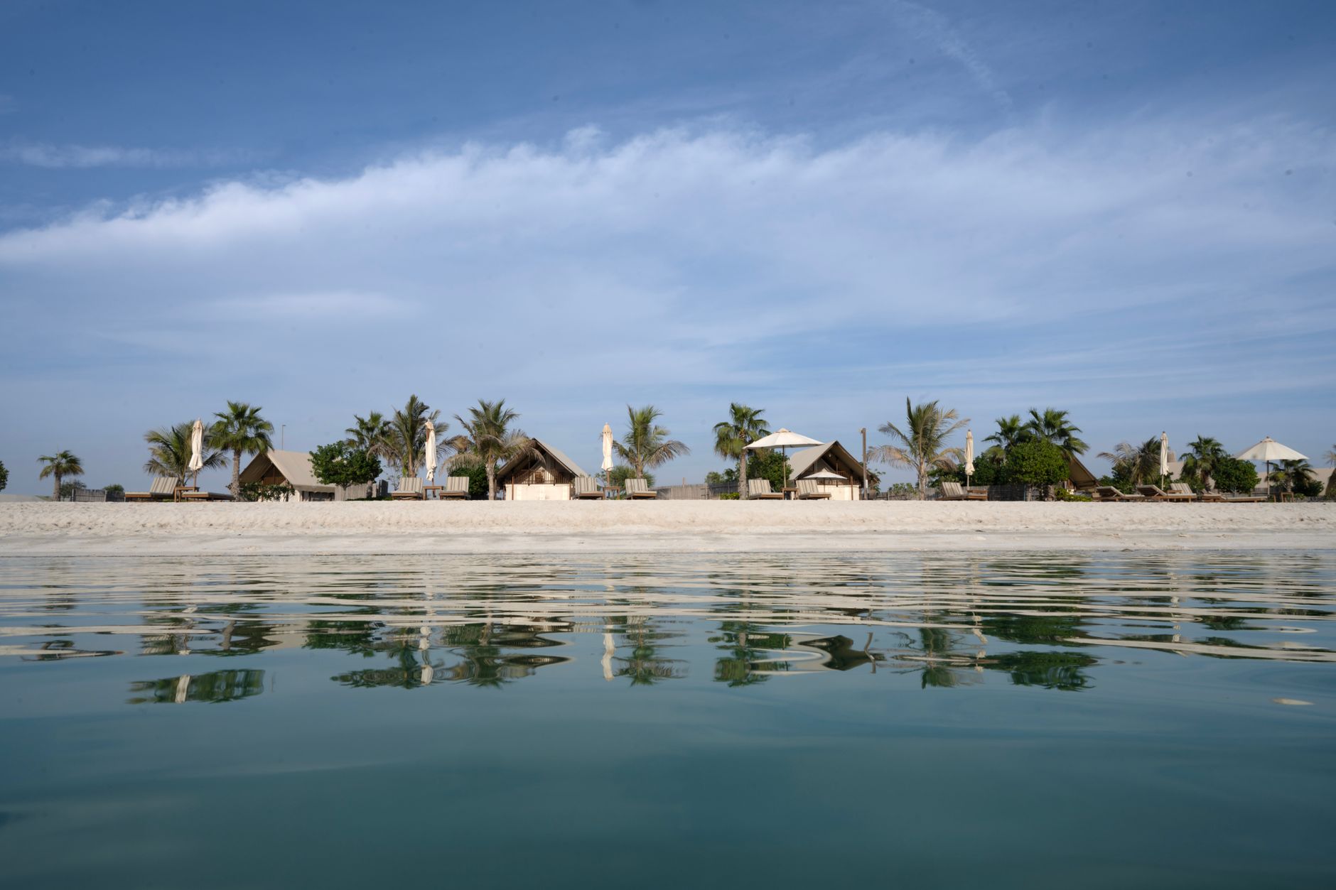 Beach club and cultural district on Saadiyat Island
