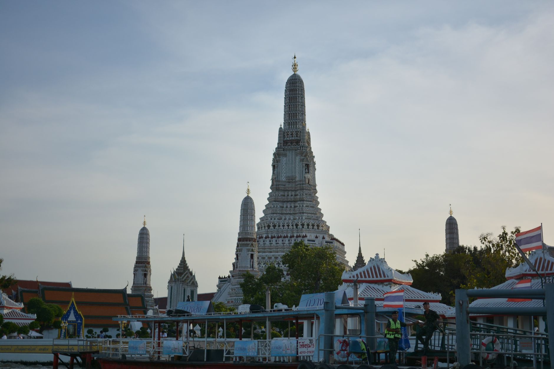 Wat Arun temple on the Chao Phraya river in Bangkok