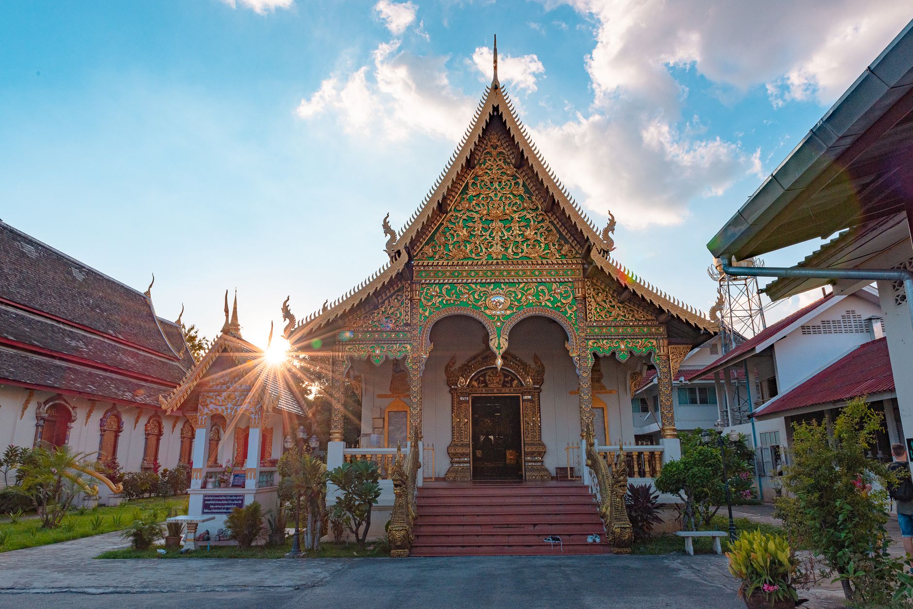 Buddhist temple in Chiang Mai, Thailand