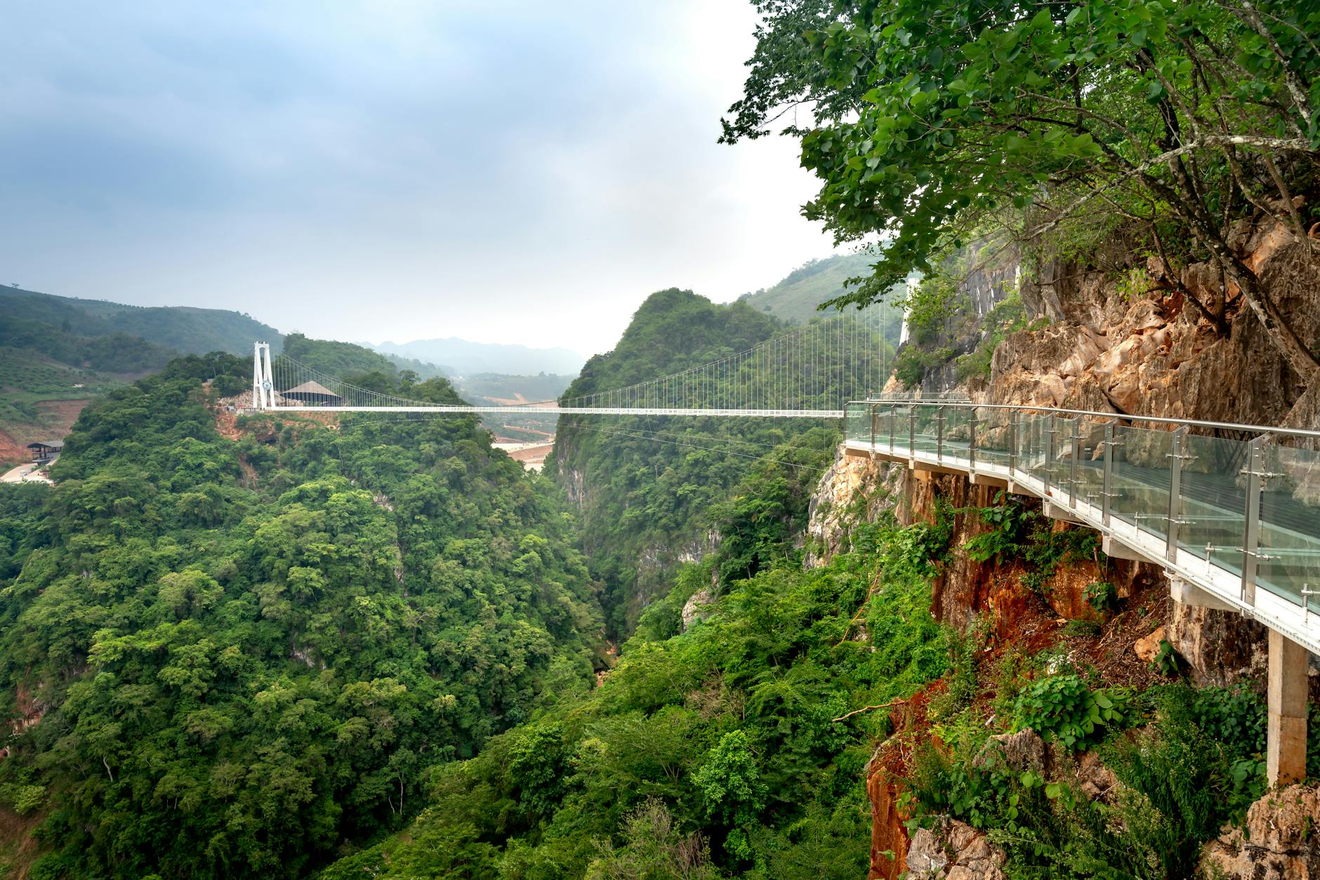 Walking the Glass Bridge and Canyon - Zhangjiajie