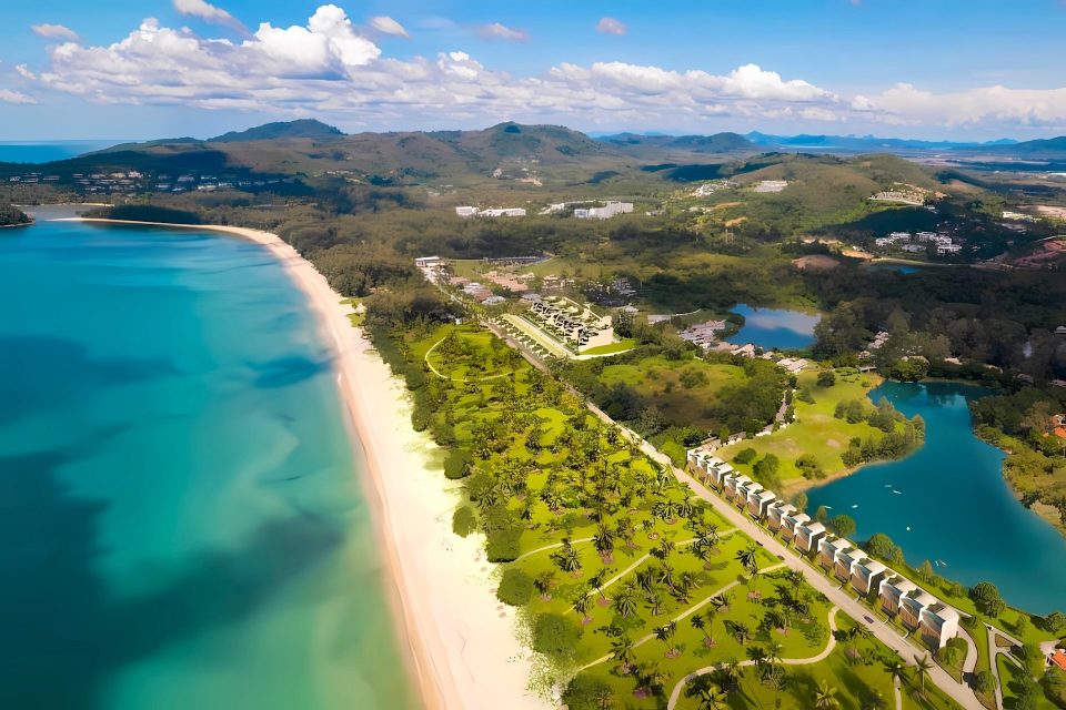 Bangtao Beach with long sandy stretch