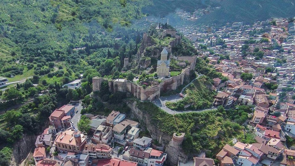 Narikala Fortress overlooking Tbilisi