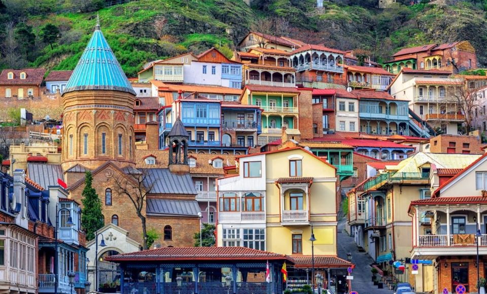 Old Town (Kala) streets with traditional balconies