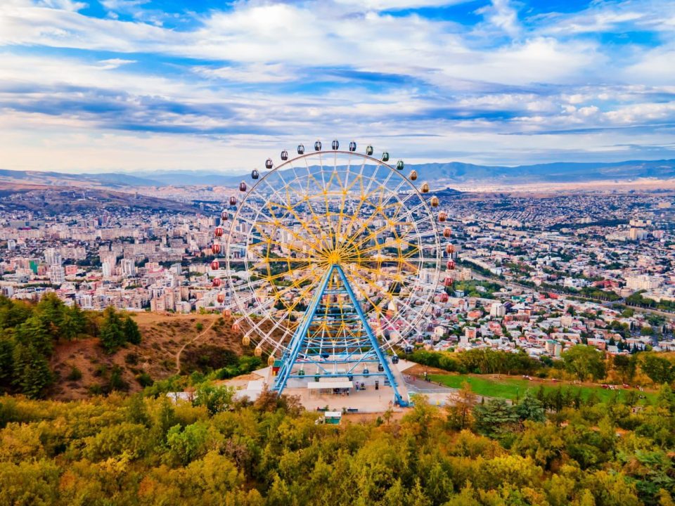 View of Tbilisi from Mtatsminda Park