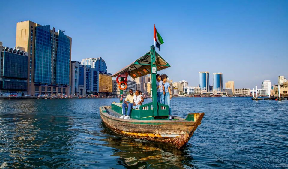 Traditional Abra boat on Dubai Creek