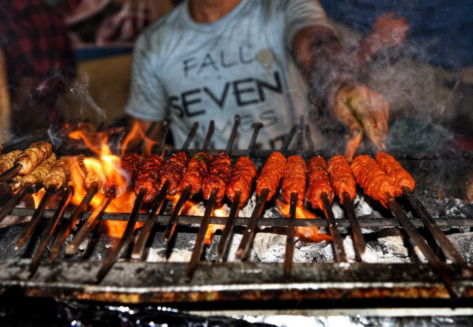 Street food stall in old Dubai