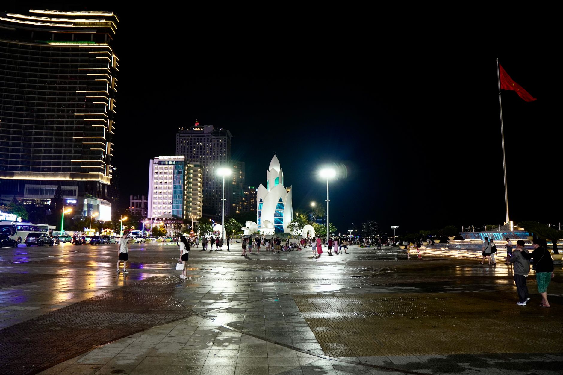 Hotels along Tran Phu street in Nha Trang