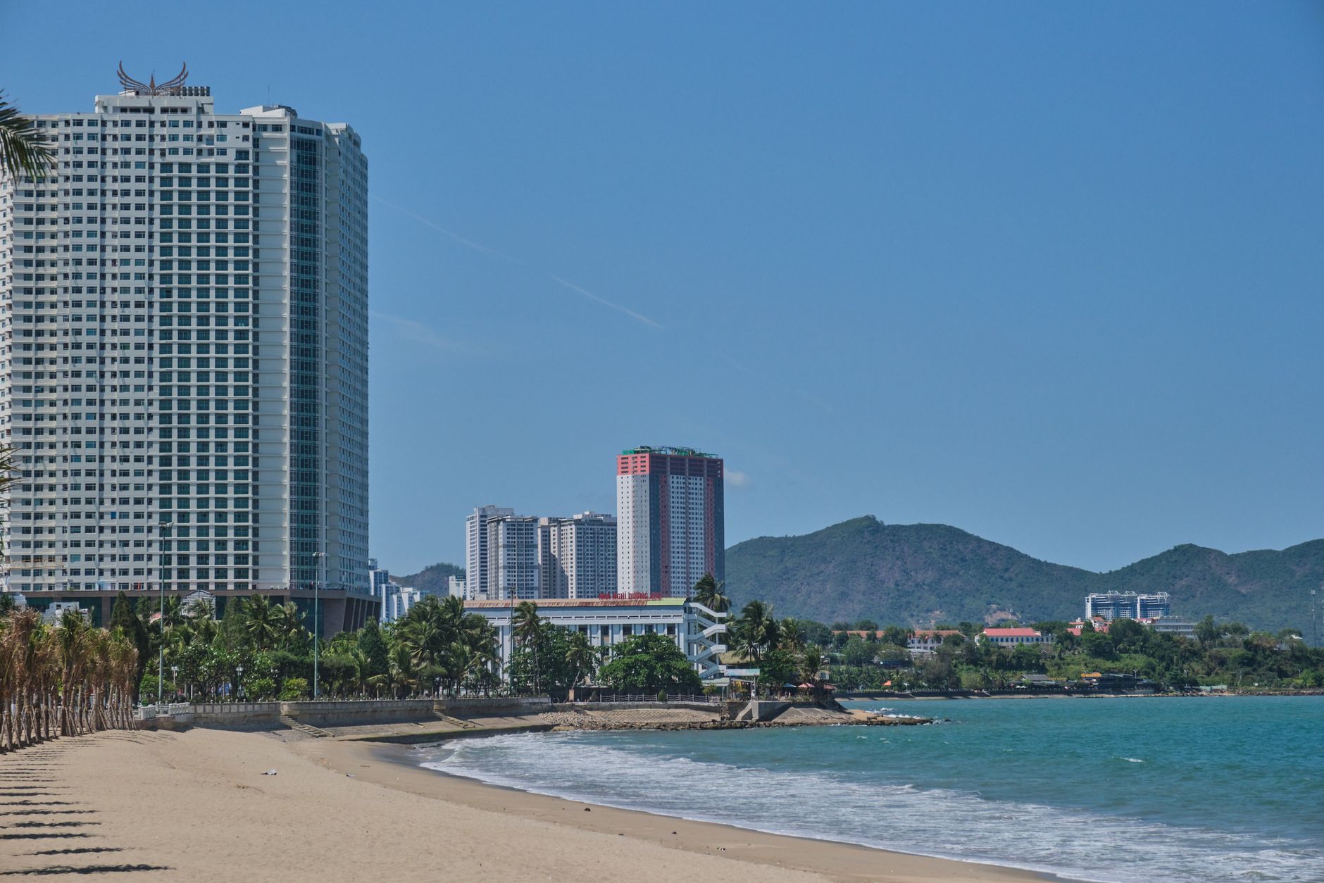 Rooftop hotel pool in Nha Trang