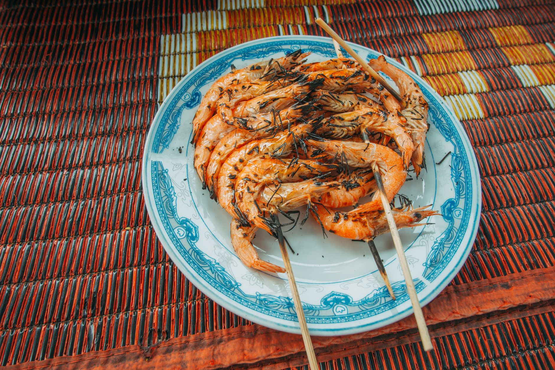 Grilled seafood
