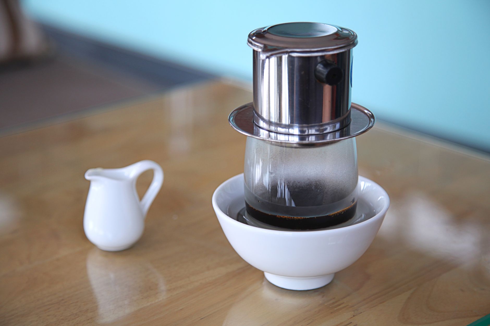 Vietnamese phin filter coffee